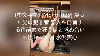 (中文字幕) [MSFH-029] 愛した男は犯罪者 恋人が自首する直前まで狂うほど求め合い中出しした日 水沢美心