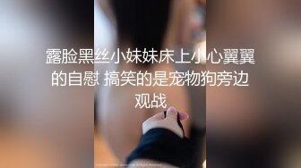 露脸黑丝小妹妹床上小心翼翼的自慰 搞笑的是宠物狗旁边观战