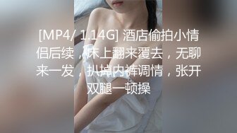 [MP4/ 1.14G] 酒店偷拍小情侣后续，床上翻来覆去，无聊来一发，扒掉内裤调情，张开双腿一顿操