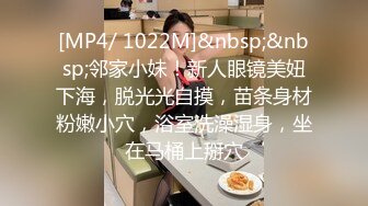 [MP4/ 1022M]&nbsp;&nbsp;邻家小妹！新人眼镜美妞下海，脱光光自摸，苗条身材粉嫩小穴，浴室洗澡湿身，坐在马桶上掰穴