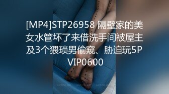 [MP4]STP26958 隔壁家的美女水管坏了来借洗手间被屋主及3个猥琐男偷窥、胁迫玩5P VIP0600