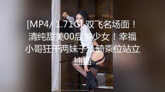 [MP4/ 1.71G] 双飞名场面！清纯甜美00后美少女！幸福小哥狂干两妹子，骑乘位站立抽插