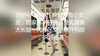 [MP4/ 397M] 极品尤物小女友，居家操小骚逼，贫乳苗条大长腿，肉丝足交，撕开裆部，多毛骚逼