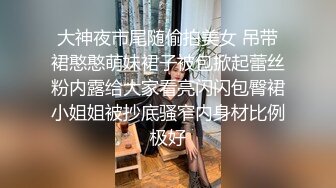 大神夜市尾随偷拍美女 吊带裙憨憨萌妹裙子被包掀起蕾丝粉内露给大家看亮闪闪包臀裙小姐姐被抄底骚窄内身材比例极好