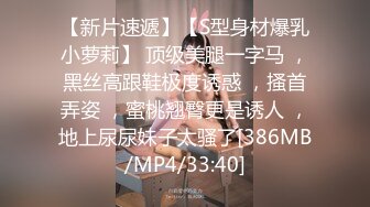 【新片速遞】【S型身材爆乳小萝莉】 顶级美腿一字马 ，黑丝高跟鞋极度诱惑 ，搔首弄姿 ，蜜桃翘臀更是诱人 ，地上尿尿妹子太骚了[386MB/MP4/33:40]