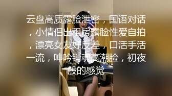 云盘高质露脸泄密，国语对话，小情侣出租房露脸性爱自拍，漂亮女友好反差，口活手活一流，呻吟销魂高潮脸，初夜般的感觉